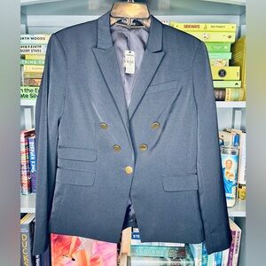 Women’s Express Navy Blazer with Gold Buttons